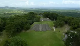 View from top of pyramid