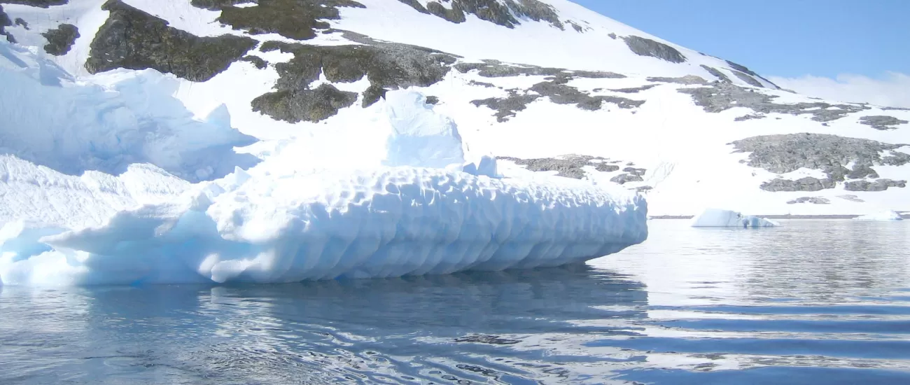 Experiencing icebergs during Antarctic cruise