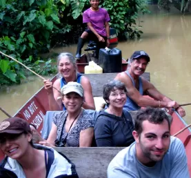 fishing for piranha (only in The Amazon)