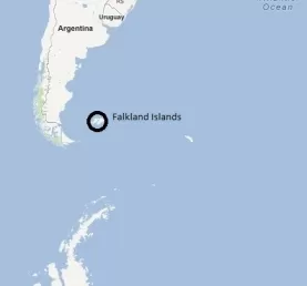 Map of Falkland Islands
