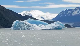 Grey Lake and glacier