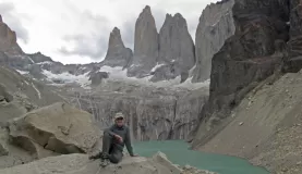 Base of Torres del Paine and me
