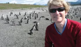 Kathy and penguins