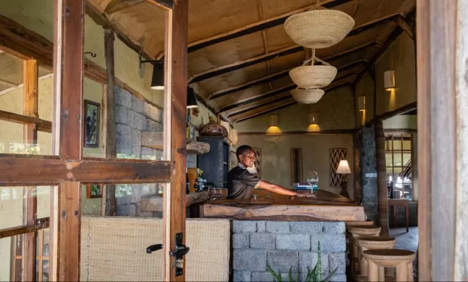 Virunga Lodge Bar