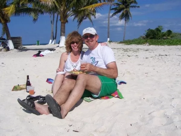 Relaxing on Ambergris Caye