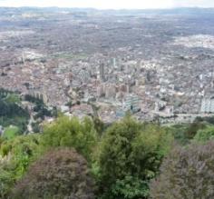 View of Bogota from Montserrate