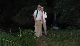 Mark and Torrey loving the hike