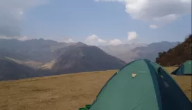 The campsite at Huchuy Cusco
