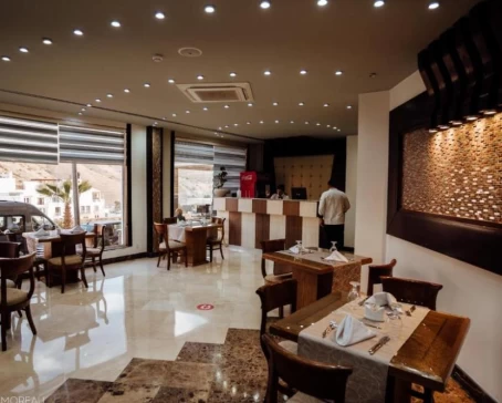 Hotel reception area