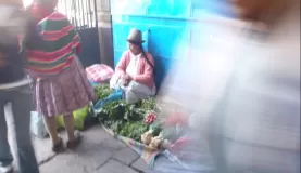 Local merchant in the Cusco markets