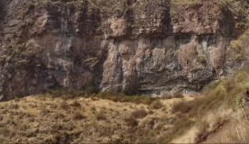 Dramatic cliffs at Huchuy Cusco