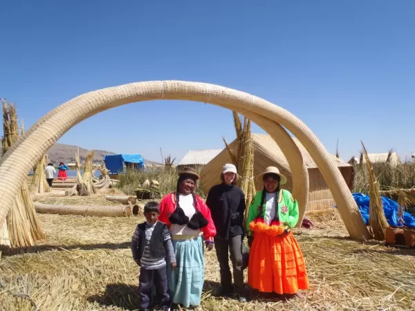 The fam, Uros Floating Islands