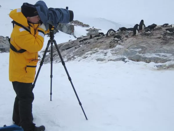 Photography during Antarctic cruise