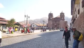 Juan showing us around Cusco
