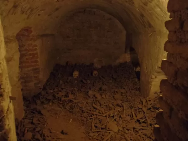 Catacombs under the church