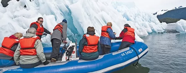 Your expert zodiac drivers will take you up close to Alaska\'s majestic scenery
