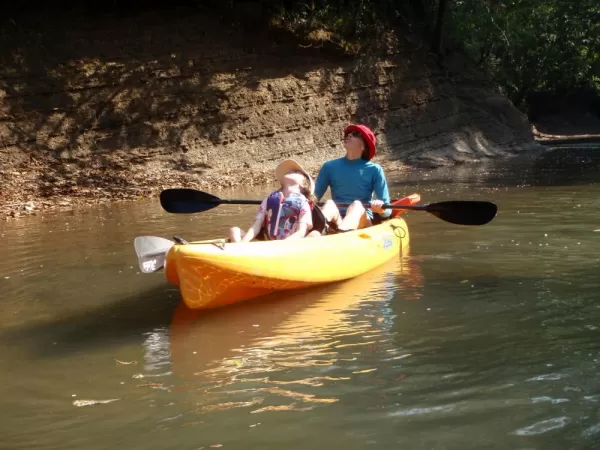 Kayaking in still waters