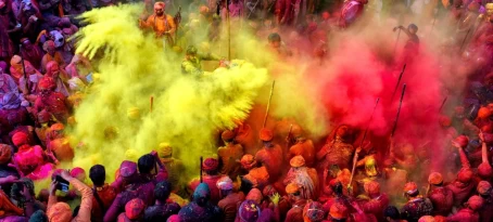 Holi festival, Barsana India