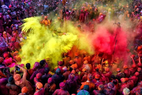 Holi festival, Barsana India