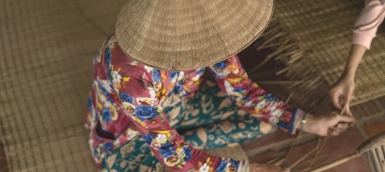 Traditional mat-making