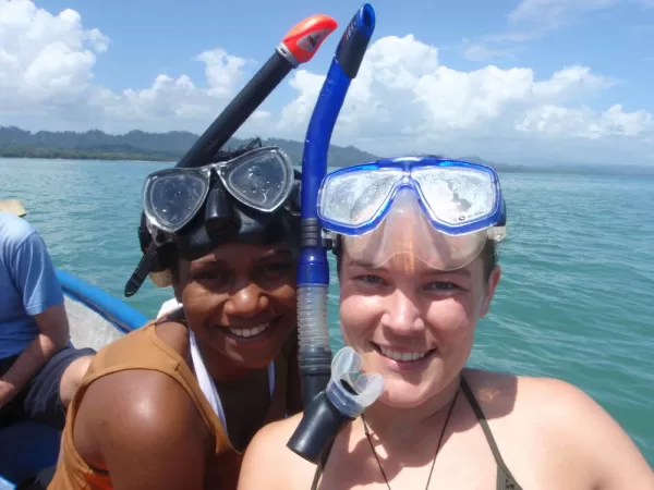 Snorkeling during a Rainforest Alliance Tour in Costa Rica