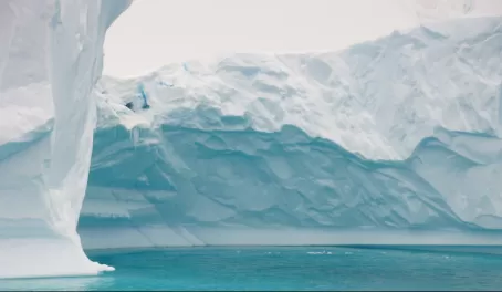 Blue ice of Antarctica