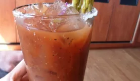 Bloody Mary on our Puget Sound cruise on the Safari Endeavor