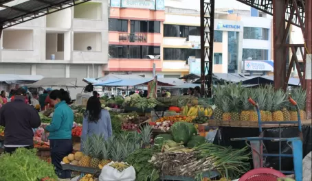 Market day in Ecuador