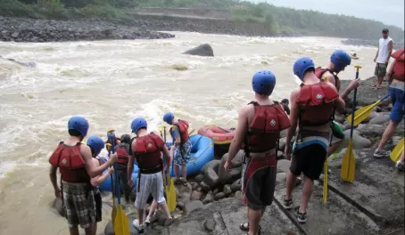 A day of whitewater rafting