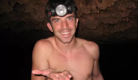 A large insect found while spelunking