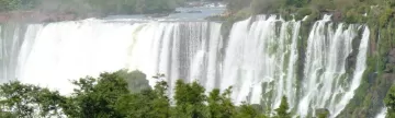 The powerful Iguazu Falls