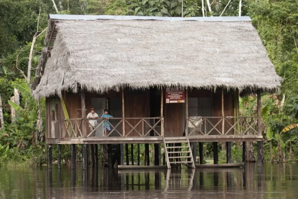 Pacaya-Samiria Reserve Ranger Station Peruvian Amazon Rainforest