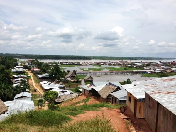 On the outskirts of a housing community in Nauta, Peru