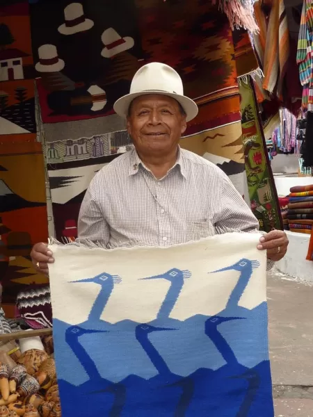 A local man in Quito