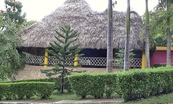 The dining palapa