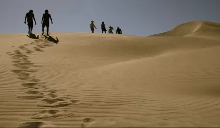 Sand dunes exploration