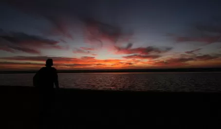 Sunset off the Baja Peninsula
