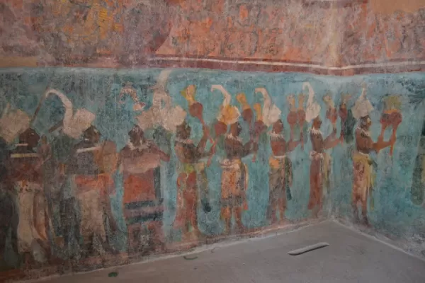 Ancient artwork in Chiapas