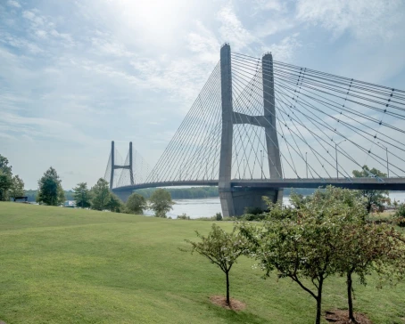 Bridge across the Mississippi at Cape Girardeau