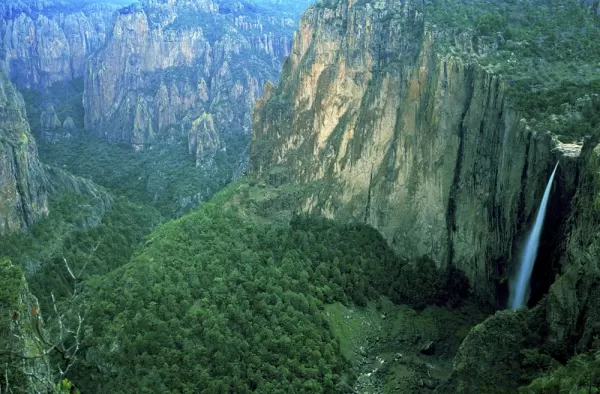 Basaseachic Falls in the Copper Canyon