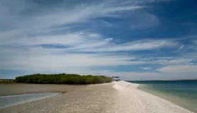 Tiny shell island