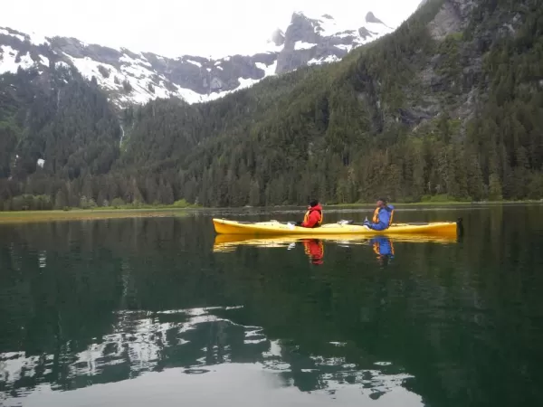 Kayaking still waters