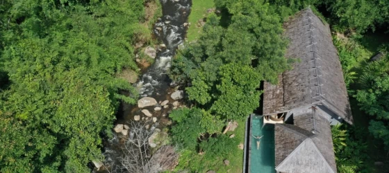 Aerial view of Namkat Yorla Pa Resort