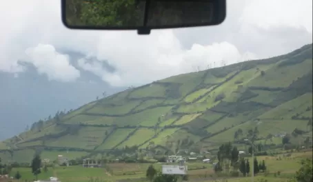 On our way to Otavalo...Ecuador reminds me WAY too much of Ireland, I never want to leave!
