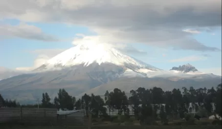 Cotopaxi Volcano after the clouds cleared