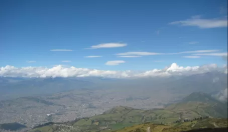 A view from Pinchicha in Quito