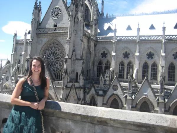 Gothic Cathedral in Quito