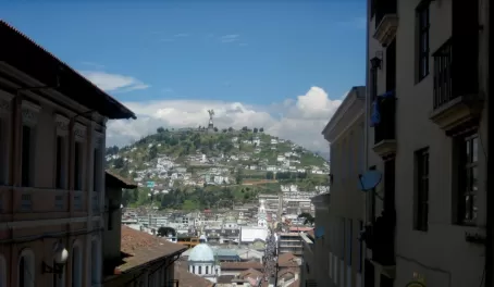 A view of El Panecillo, Quito