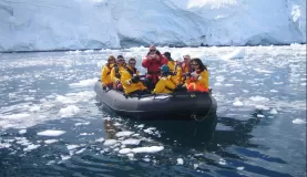 Zodiac excursion in the Antarctic Penisula