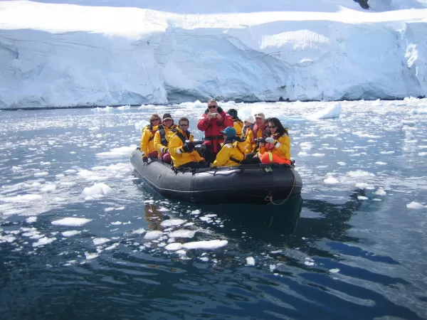 Zodiac excursion in the Antarctic Penisula